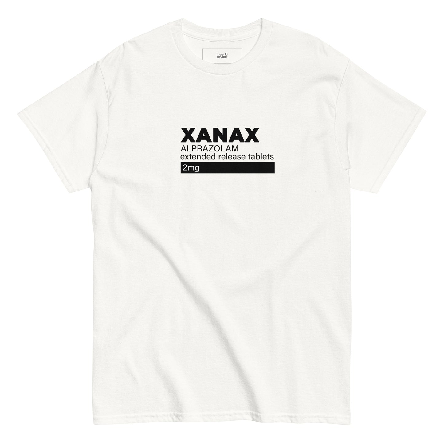 Xanax Unisex T-shirt White